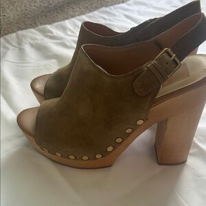 Dolce Vita Tan Suede Mules